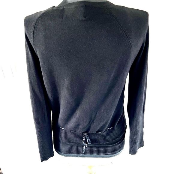 Torrid knit cardigan and camisole set black size 0. Buttons with satin trim VNT - Picture 5 of 16